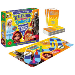 7730 GRA PLANSZOWA DZIECIAKI KONTRA DOROŚLI BAJKI 