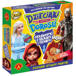 7730 GRA PLANSZOWA DZIECIAKI KONTRA DOROŚLI BAJKI 