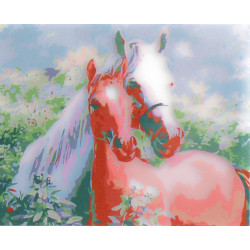 7803 MALOWANIE PO NUMERACH 50x40cm OBRAZ + FARBKI