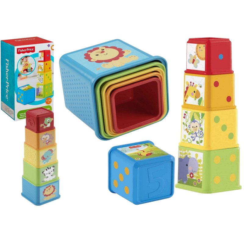7807 PIRAMIDKA KLOCKI MAŁEGO ODKRYWCY FISHER-PRICE