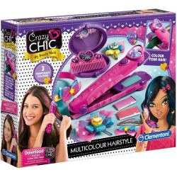 78519 CLEMENTONI CRAZY CHIC MY BEAUTY WORLD - ZESTAW KOLOROWA STYLIZACJA WŁOSÓW