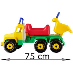 7889 OGROMNY JEŹDZIK WYWROTKA PCHACZ 75cm  POLESIE