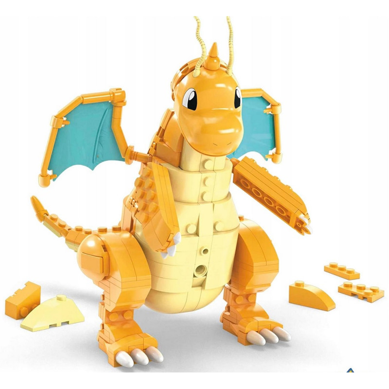 7919 KLOCKI 387ele  MEGA POKEMON DRAGONITE 
