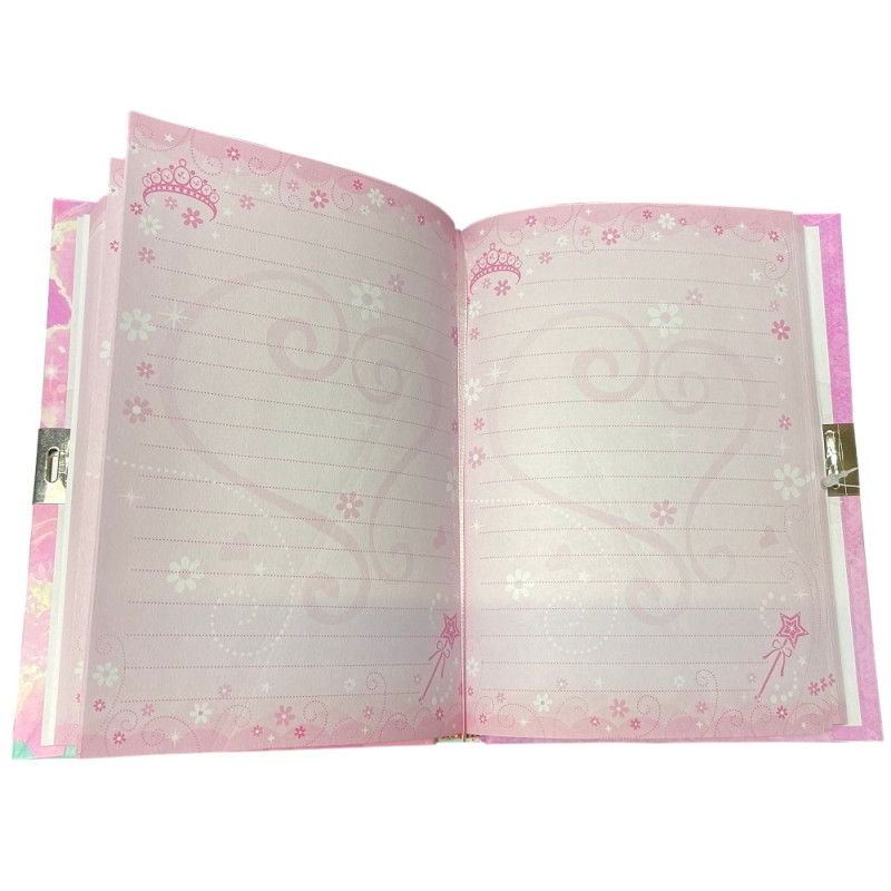 8050 PAMIĘTNIK NOTES NA KŁÓDKĘ KSIĘŻNICZKI BROKAT