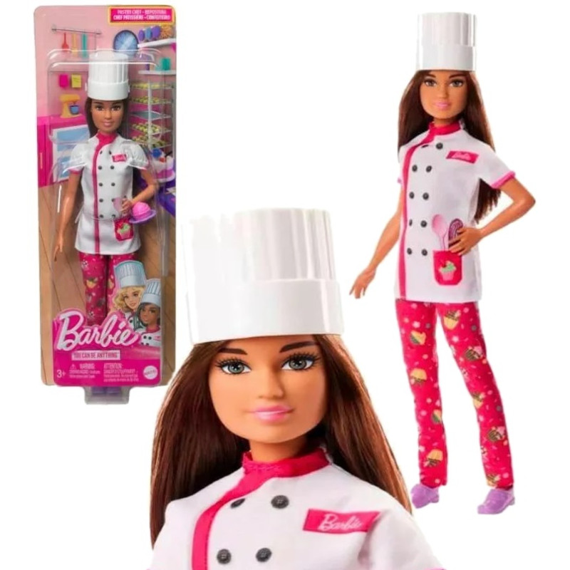 8077 LALKA BARBIE CUKIERNICZKA MATTEL CIASTKO 28 CM 