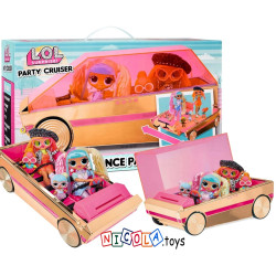 8305 LOL SURPRISE 3w1 PARTY CRUISER + AKCESORIA