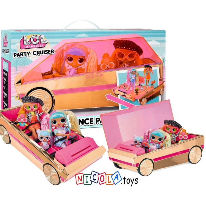 8305 LOL SURPRISE 3w1 PARTY CRUISER + AKCESORIA