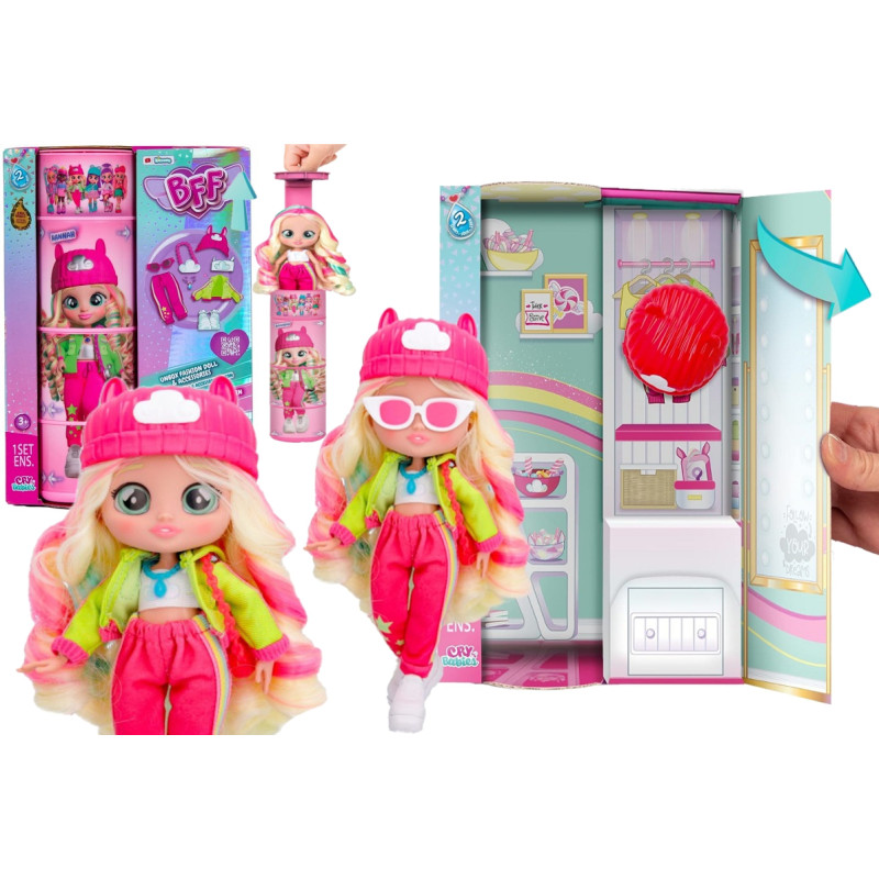 8406 SERIA 2 BFF CRY BABIES LALKA HANNAH NASTOLATKA + AKCESORIA