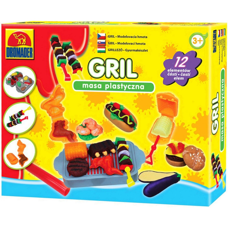 8471 ZESTAW CIASTOLINA GRIL MASA PLASTYCZNA 