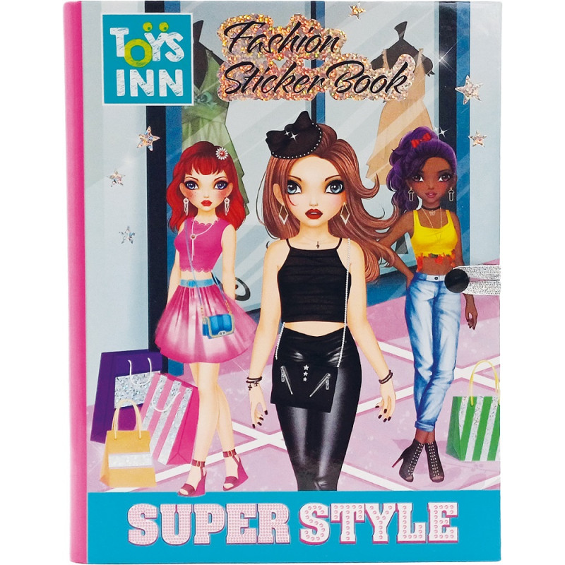 8530 ZESTAW KREATYWNY ZOSTAŃ STYLISTKĄ FASHION STICKER BOOK TOYS INN