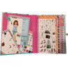 8530 ZESTAW KREATYWNY ZOSTAŃ STYLISTKĄ FASHION STICKER BOOK TOYS INN