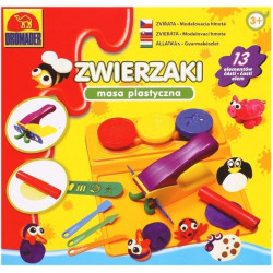 8631 ZESTAW CIASTOLINA ZWIERZAKI MASA PLASTYCZNA