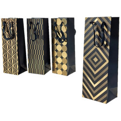 8645 TORBA NA BUTELKĘ TOREBKA PREZENTOWA  35 x 12 x 10 cm