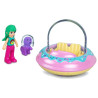8985 LALKA POLLY POCKET AUTKO DONUT + FIGURKI