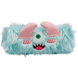 9193 WŁOCHATY PIÓRNIK MONSTER TURKUSOWY SASZETKA NA ZAMEK