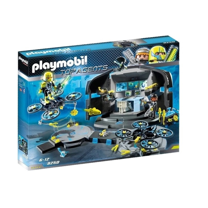 9250 KLOCKI PLAYMOBIL CENTRUM DOWODZENIA TOP AGENT
