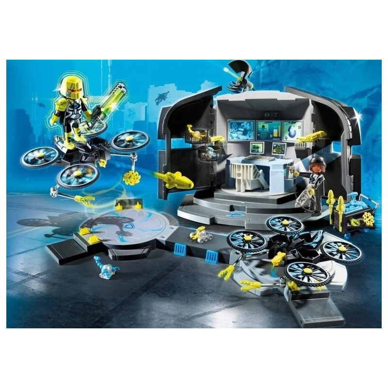 9250 KLOCKI PLAYMOBIL CENTRUM DOWODZENIA TOP AGENT
