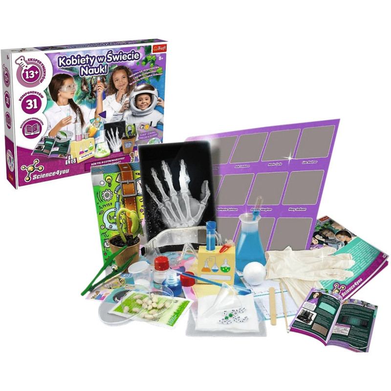 9379 TREFL ZESTAW NAUKOWY KOBIETY W ŚWIECI NAUKI EKSPERYMENTY SCIENCE4YOU