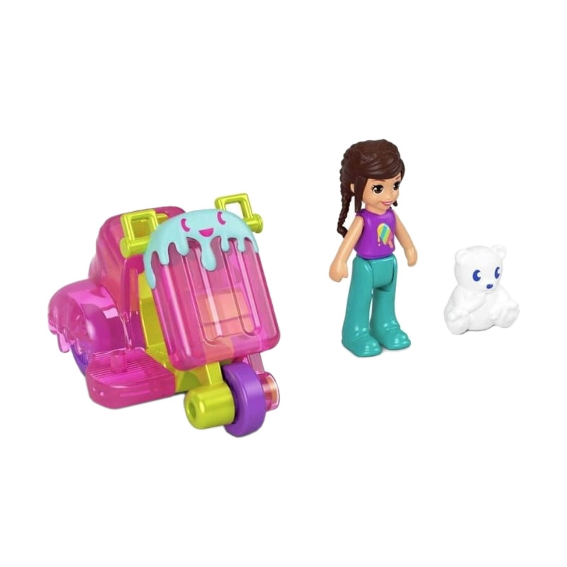 9395 LALKA POLLY POCKET MROŹNY SKUTER FIGURKI