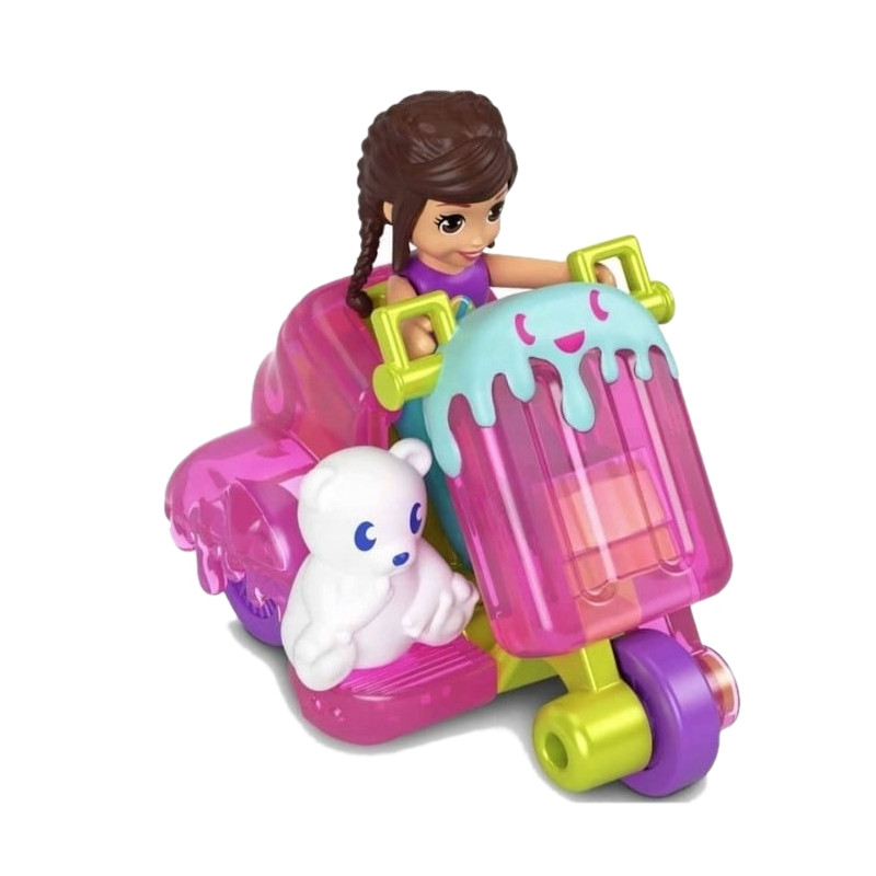 9395 LALKA POLLY POCKET MROŹNY SKUTER FIGURKI
