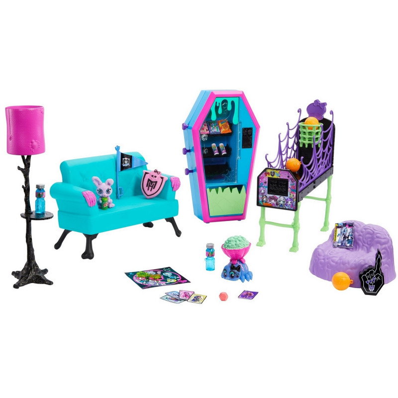 9385 MONSTER HIGH SALON UCZNIÓW MEBELKI I AKCESORIA