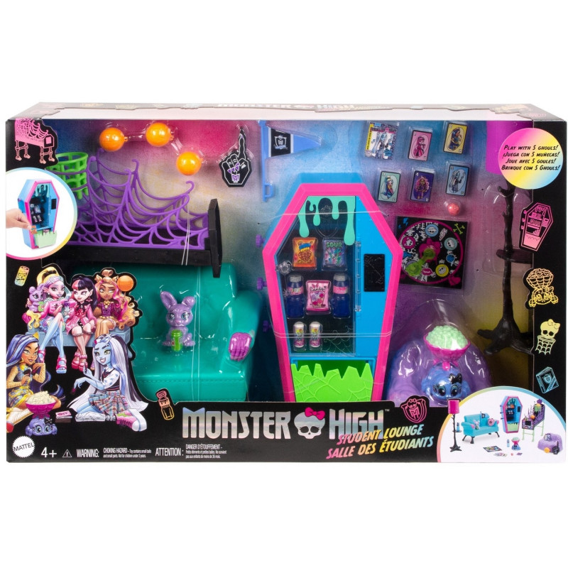 9385 MONSTER HIGH SALON UCZNIÓW MEBELKI I AKCESORIA