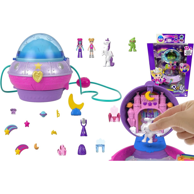9435 POLLY POCKET PODWÓJNA ZABAWA KOSMICZNA PRZYGODA 