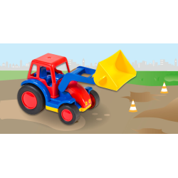 9623 ZESTAW TRAKTOR + PRZYCZEPA  POLESIE