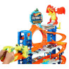 9722 HOT WHEELS MEGA GARAŻ ATAK SMOKA + POJAZDY I AKCESORIA 