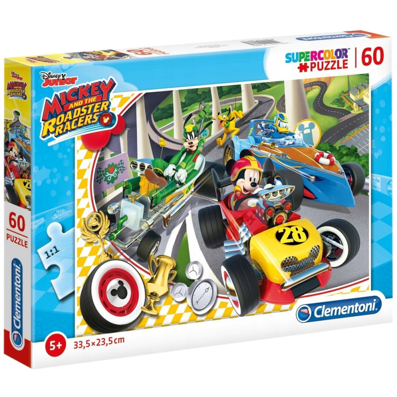 9761 CLEMENTONI PUZZLE 60 EL MYSZKA MIKI ROADSTER 