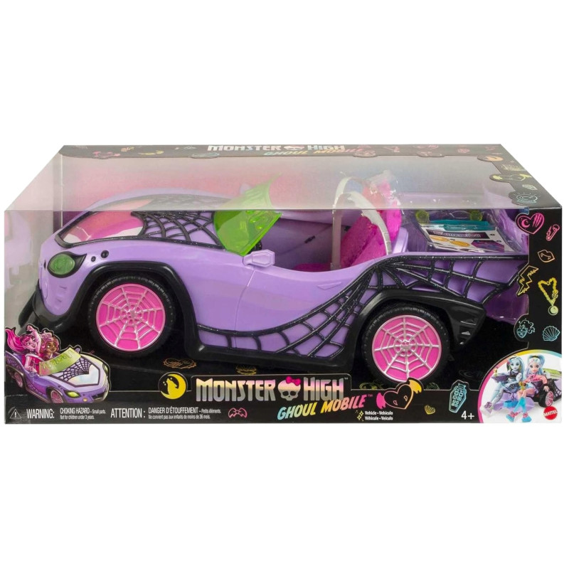 9828 MONSTER HIGH AUTO POJAZD DLA LALEK + AKCESORIA