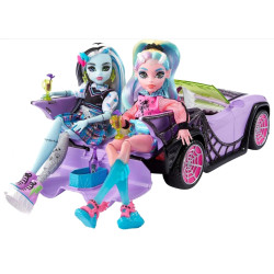9828 MONSTER HIGH AUTO POJAZD DLA LALEK + AKCESORIA