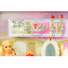 9829 MEBELKI DLA LALEK BARBIE TOALETKA SZAFA LALKA 