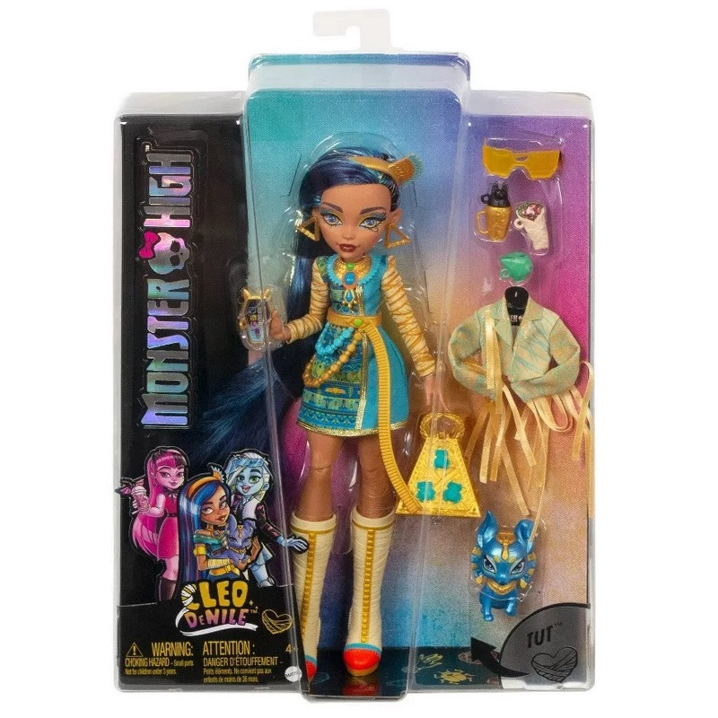 9835 LALKA MONSTER HIGH CLEO DE NILE+ AKCESORIA 