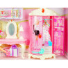 9829 MEBELKI DLA LALEK BARBIE TOALETKA SZAFA LALKA 