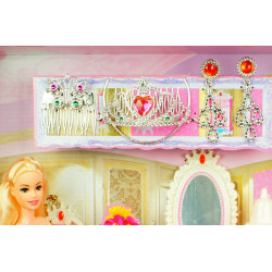 9829 MEBELKI DLA LALEK BARBIE TOALETKA SZAFA LALKA 