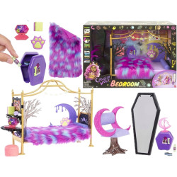 9842 MONSTER HIGH SYPIALNIA CLAWDEEN WOLF + AKCESORIA 