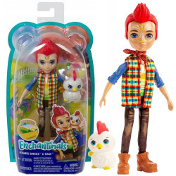 9878 ENCHANTIMALS LALKA REDWARD ROOSTER + CLUCK