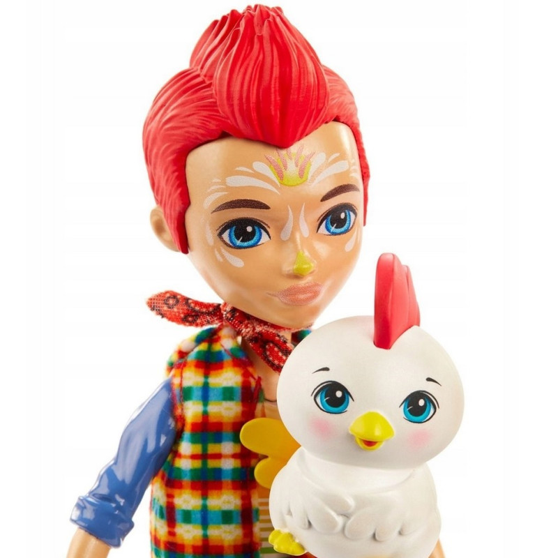 9878 ENCHANTIMALS LALKA REDWARD ROOSTER + CLUCK