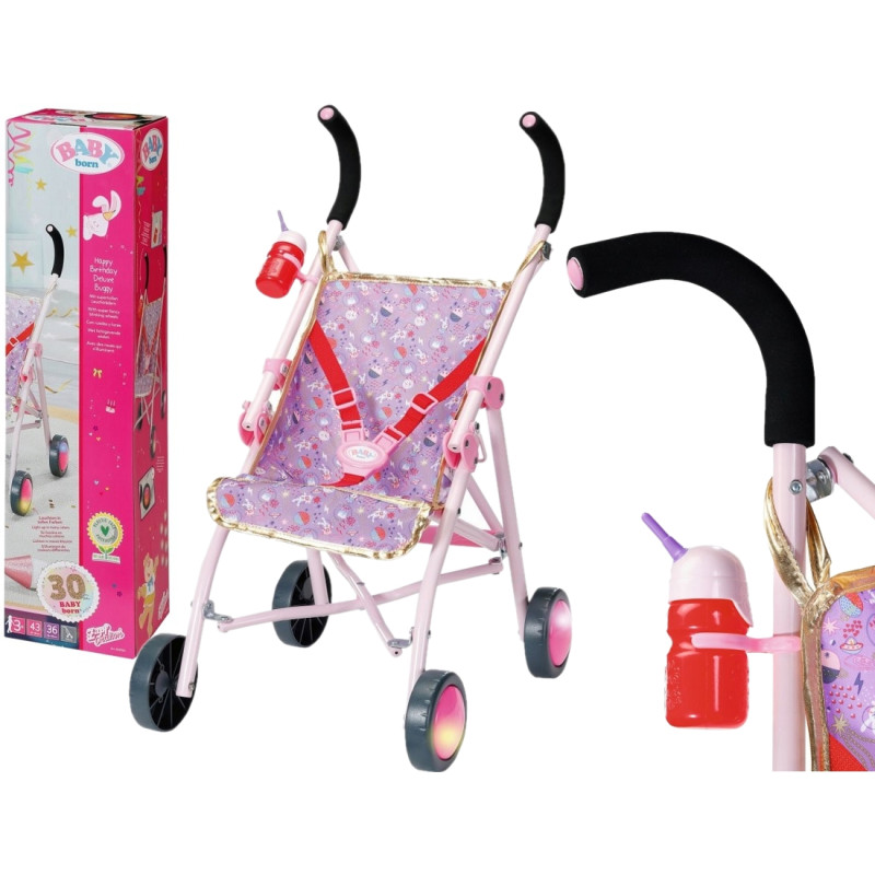 9950 DUŻY WÓZEK DLA LALEK BABY BORN HAPPY BIRTHDAY SPACERÓWKA