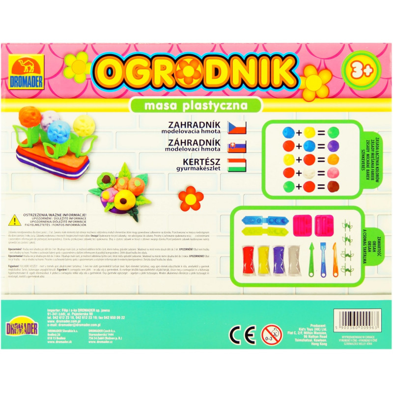 9963 OGRODNIK MASA PLASTYCZNA CIASTO PLASTELINA 