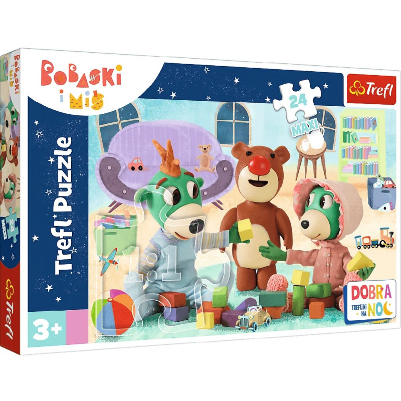 PUZZLE MAXI 24 ELE TREFL RODZINA TREFLIKÓW 3256