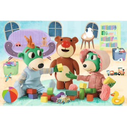 PUZZLE MAXI 24 ELE TREFL RODZINA TREFLIKÓW 3256