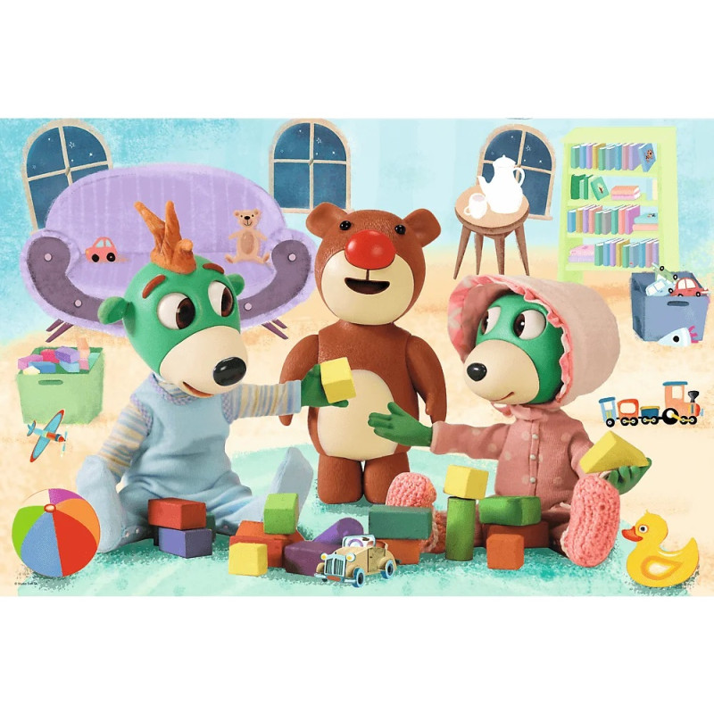 PUZZLE MAXI 24 ELE TREFL RODZINA TREFLIKÓW 3256