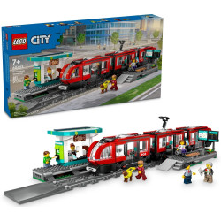 60423 Klocki Lego City Tramwaj miejski ze stacją 811 elementów 