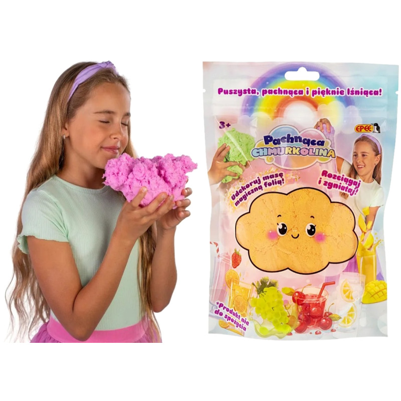 2541 Pachnąca Chmurkolina Oranżada pomarańczowa plastyczna magiczna folia