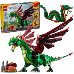 31161 Klocki Lego Creator Średniowieczny smok 715 elementów 