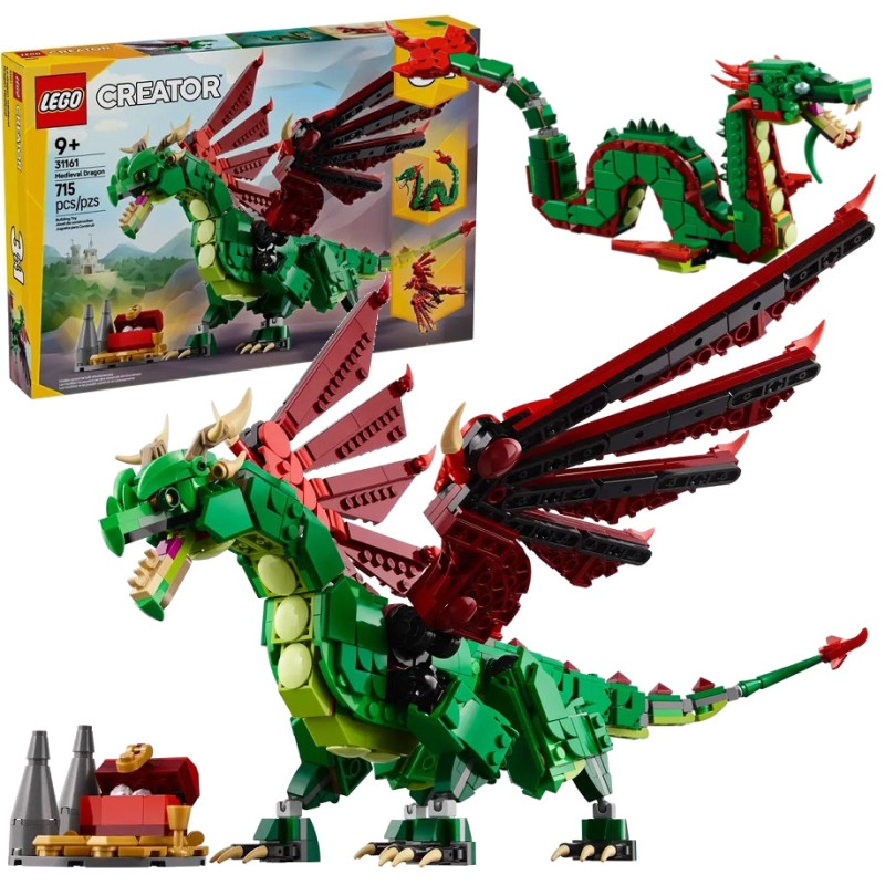 31161 Klocki Lego Creator Średniowieczny smok 715 elementów 