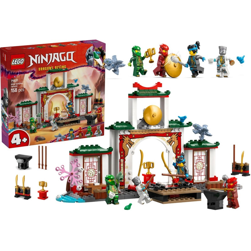 71831 Klocki Lego Ninjago Świątynia Spinjitzu ninja 158 elementów 