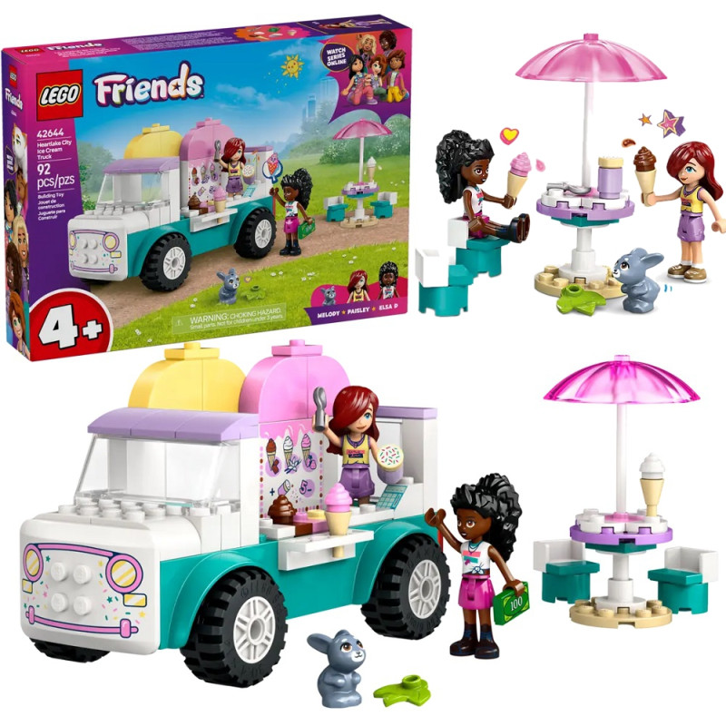 42644 Klocki Lego Friends Furgonetka z lodami w mieście Heartlake 92 elementy